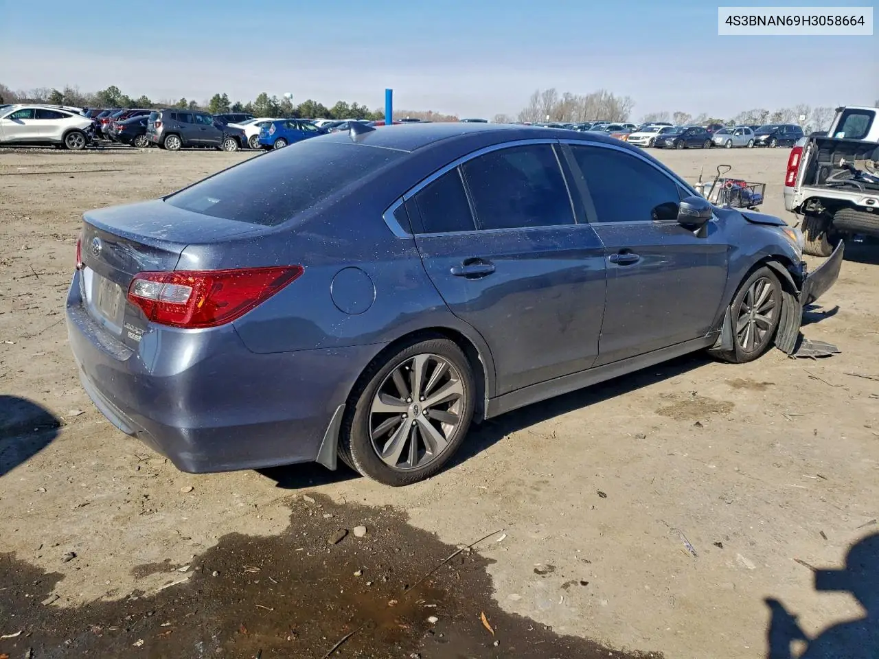 4S3BNAN69H3058664 2017 Subaru Legacy 2.5I Limited