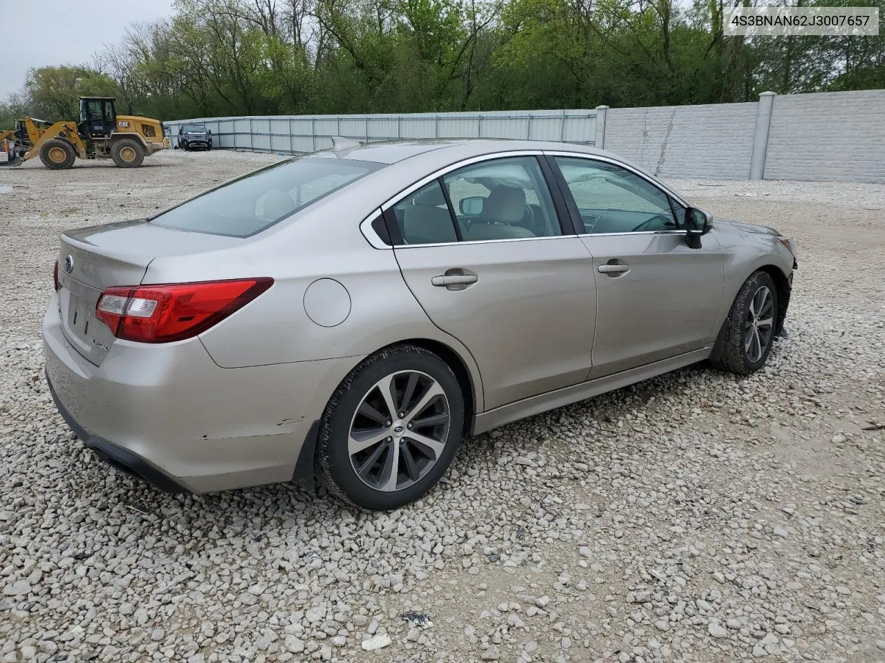 4S3BNAN62J3007657 2018 Subaru Legacy 2.5I Limited