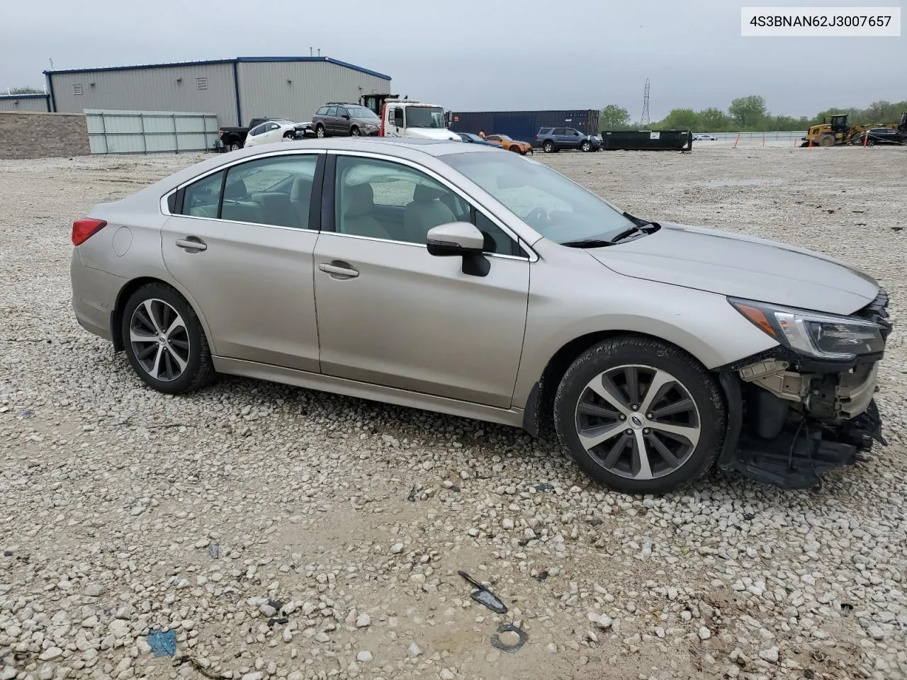 4S3BNAN62J3007657 2018 Subaru Legacy 2.5I Limited