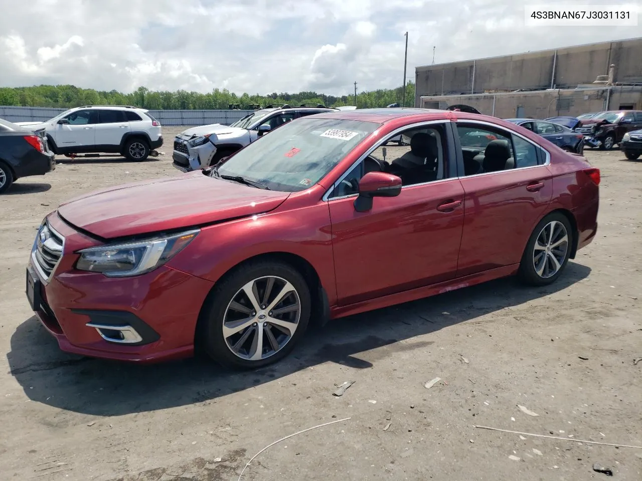 2018 Subaru Legacy 2.5I Limited VIN: 4S3BNAN67J3031131 Lot: 53997954