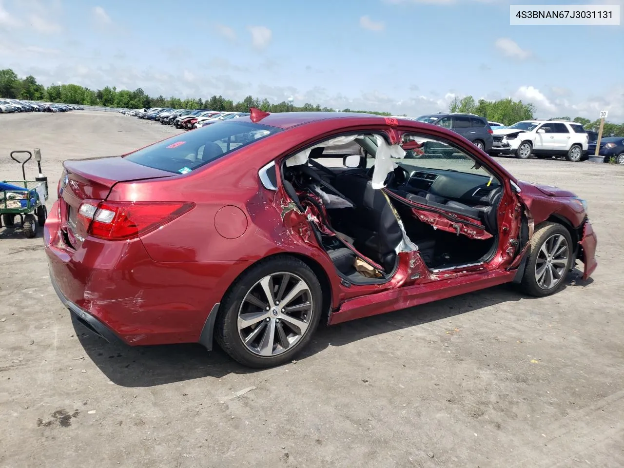 2018 Subaru Legacy 2.5I Limited VIN: 4S3BNAN67J3031131 Lot: 53997954