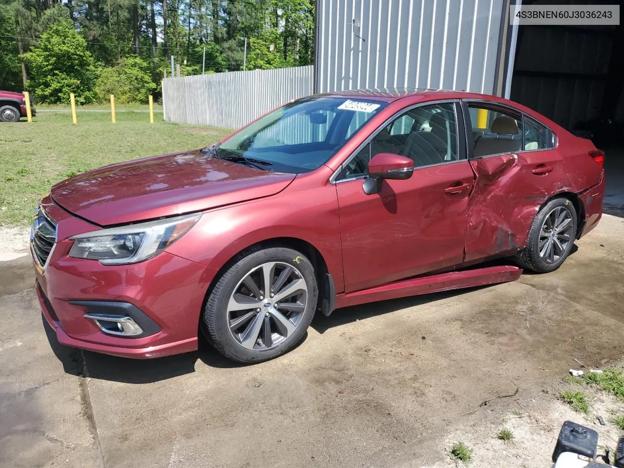 2018 Subaru Legacy 3.6R Limited VIN: 4S3BNEN60J3036243 Lot: 54849944