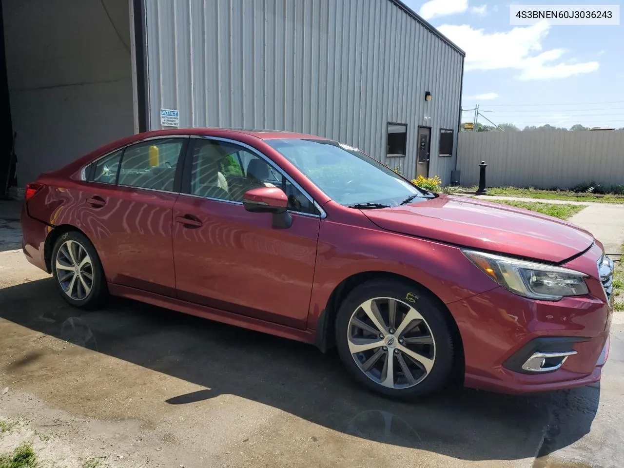 2018 Subaru Legacy 3.6R Limited VIN: 4S3BNEN60J3036243 Lot: 54849944