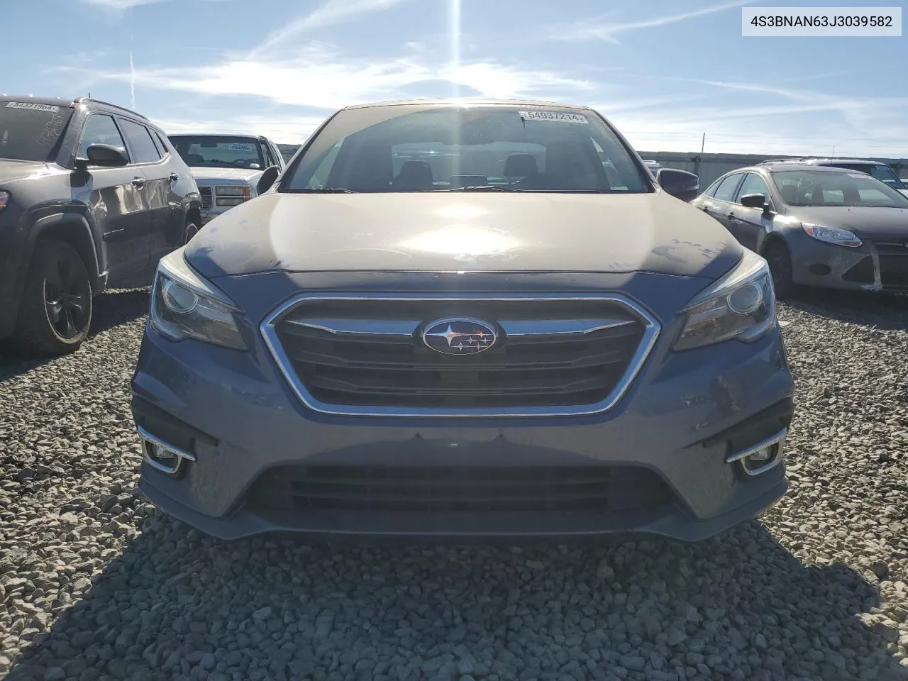 2018 Subaru Legacy 2.5I Limited VIN: 4S3BNAN63J3039582 Lot: 54937214