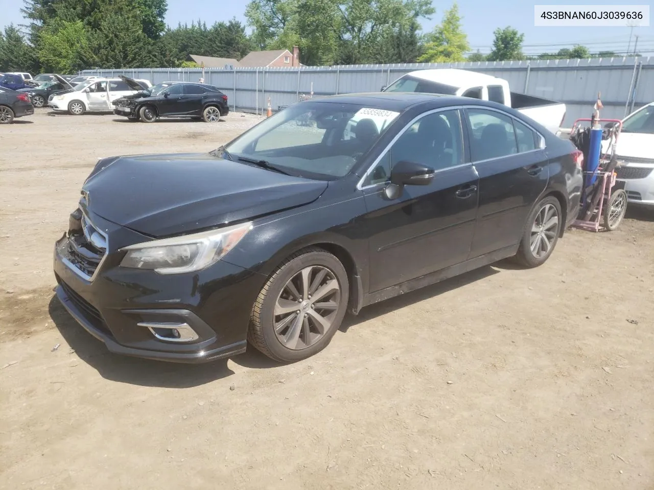 2018 Subaru Legacy 2.5I Limited VIN: 4S3BNAN60J3039636 Lot: 55859834