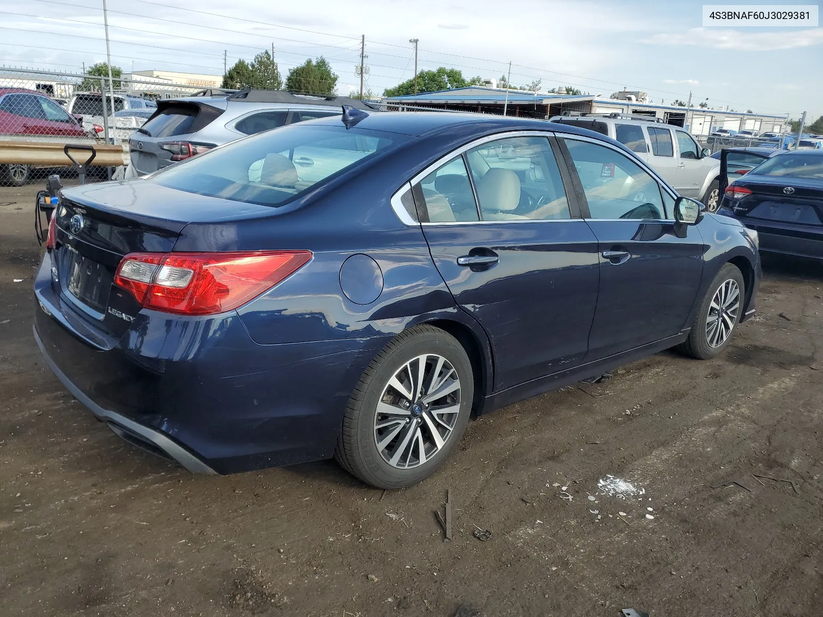 2018 Subaru Legacy 2.5I Premium VIN: 4S3BNAF60J3029381 Lot: 63295044