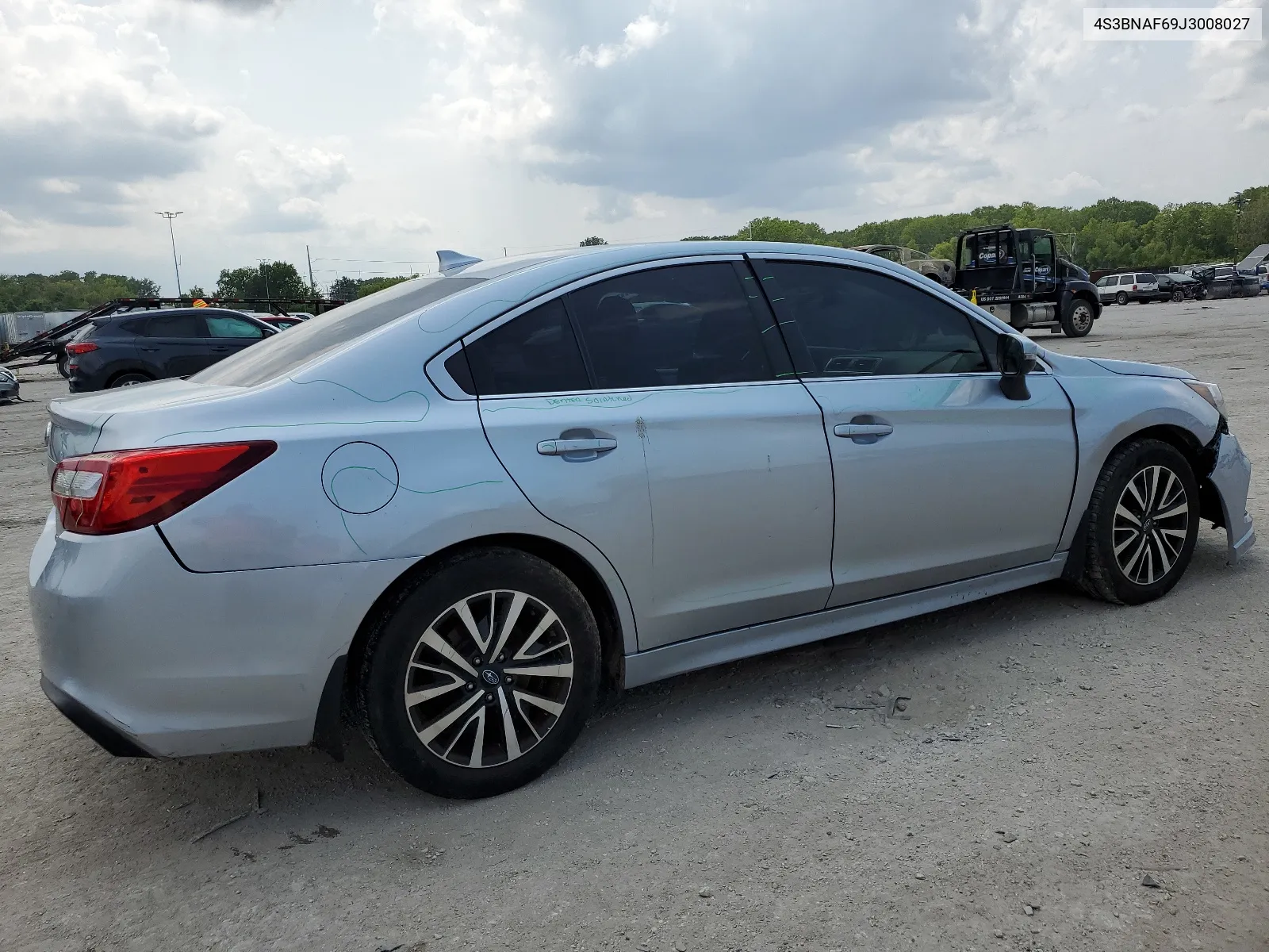 2018 Subaru Legacy 2.5I Premium VIN: 4S3BNAF69J3008027 Lot: 63435674