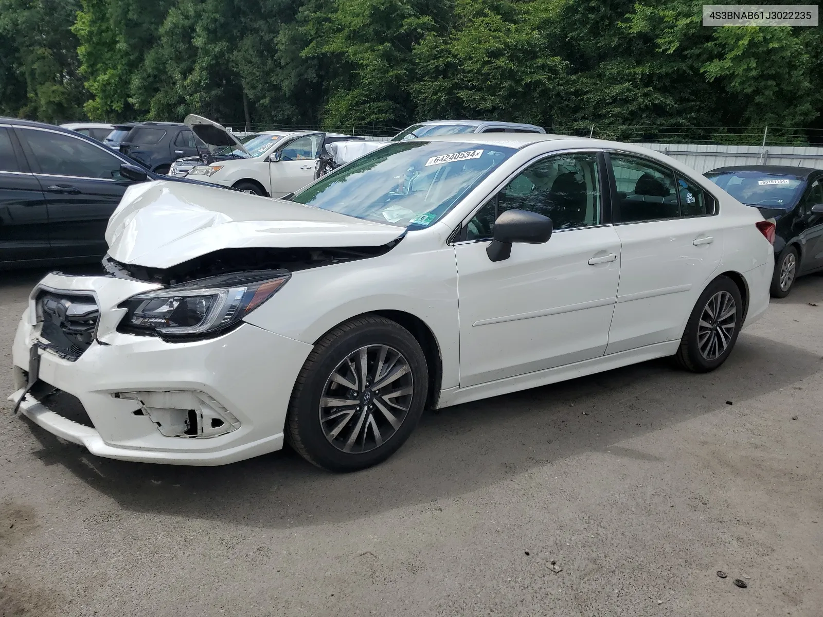 2018 Subaru Legacy 2.5I VIN: 4S3BNAB61J3022235 Lot: 64240534