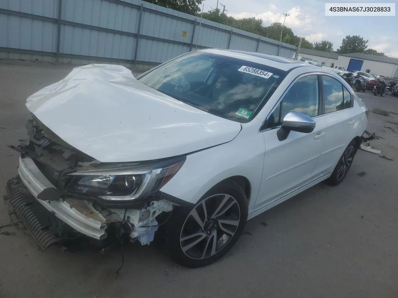 2018 Subaru Legacy Sport VIN: 4S3BNAS67J3028833 Lot: 65288354