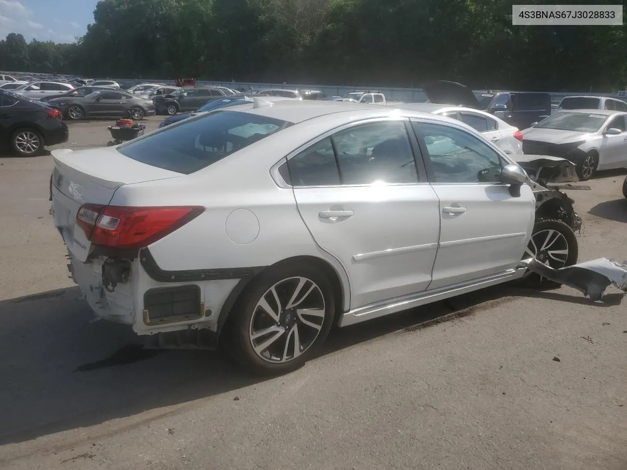 2018 Subaru Legacy Sport VIN: 4S3BNAS67J3028833 Lot: 65288354