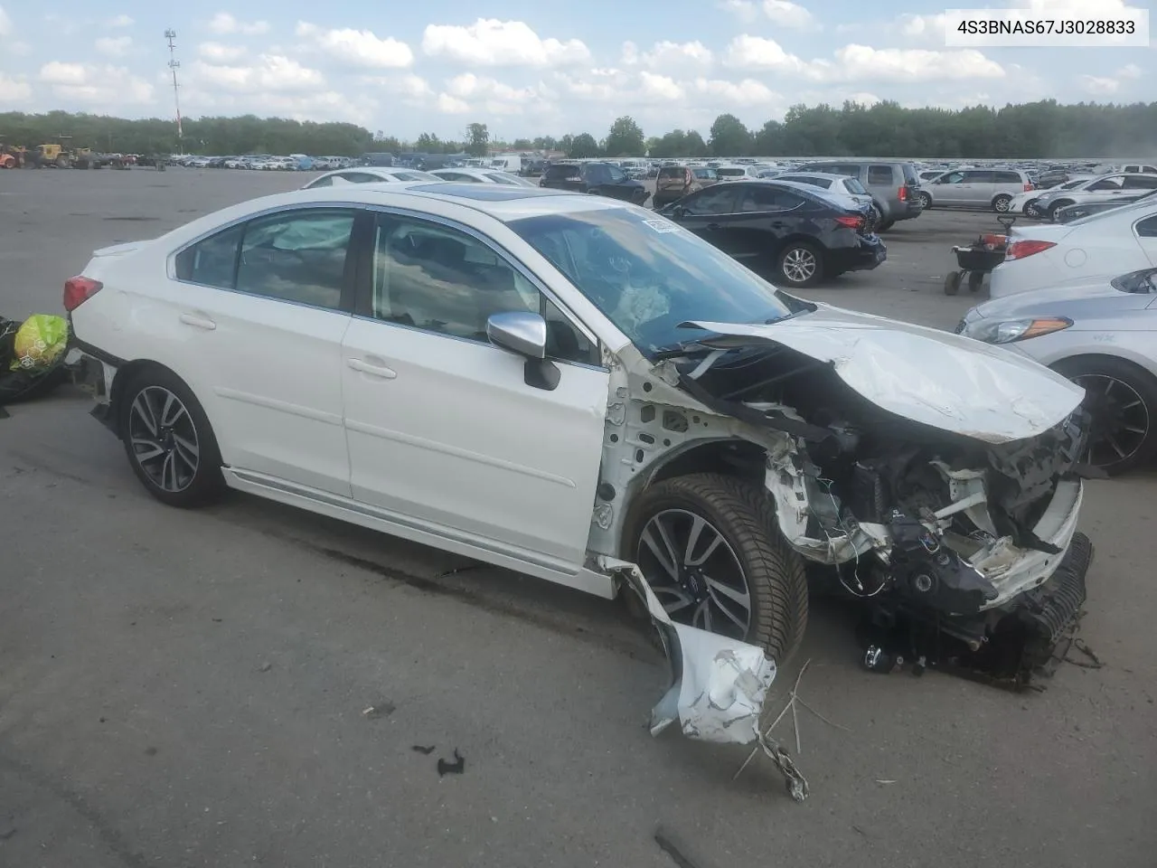 2018 Subaru Legacy Sport VIN: 4S3BNAS67J3028833 Lot: 65288354