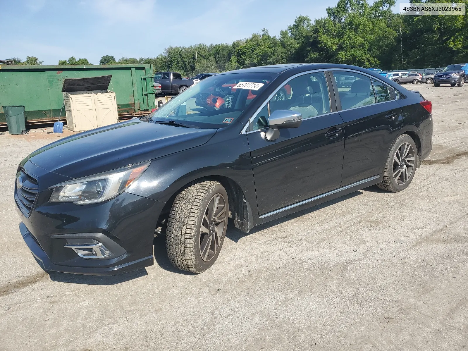 4S3BNAS6XJ3023965 2018 Subaru Legacy Sport