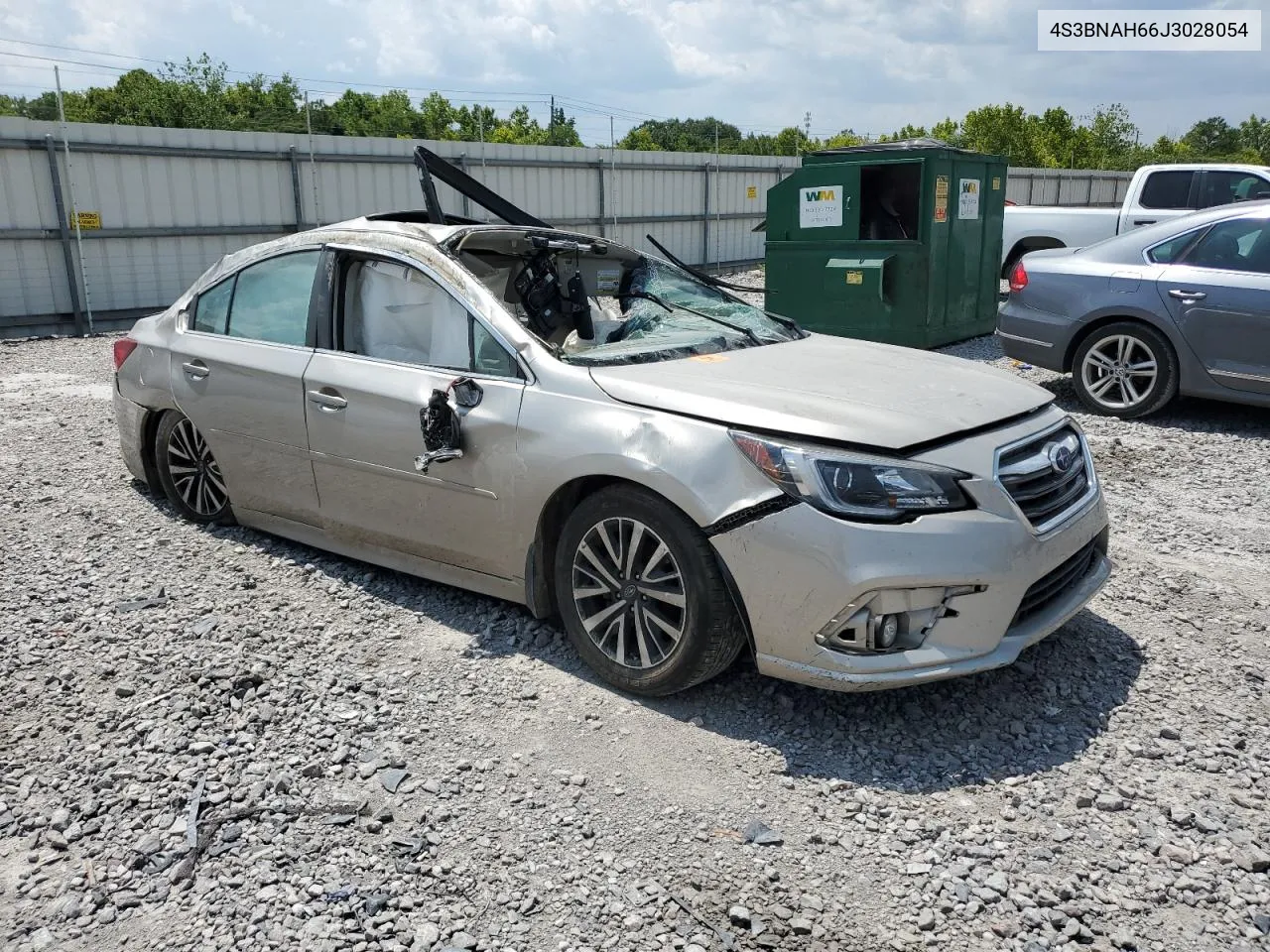 2018 Subaru Legacy 2.5I Premium VIN: 4S3BNAH66J3028054 Lot: 66188674