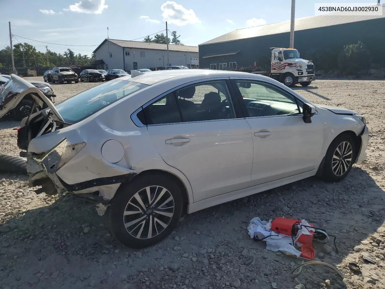 2018 Subaru Legacy 2.5I Premium VIN: 4S3BNAD60J3002930 Lot: 68500074