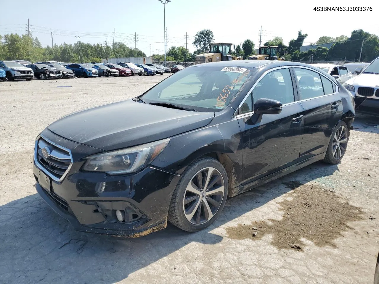 2018 Subaru Legacy 2.5I Limited VIN: 4S3BNAN63J3033376 Lot: 68996804