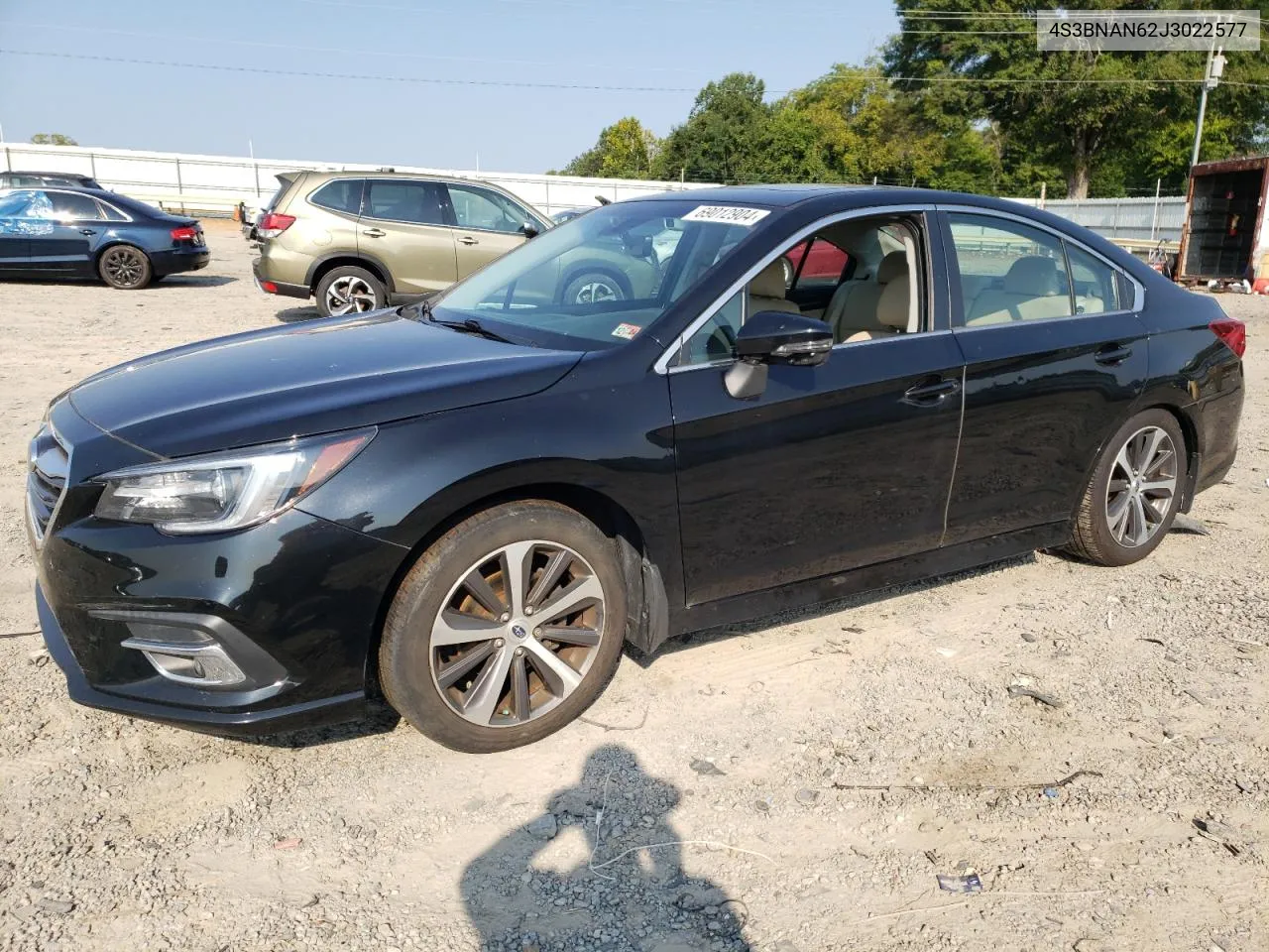 2018 Subaru Legacy 2.5I Limited VIN: 4S3BNAN62J3022577 Lot: 69012904