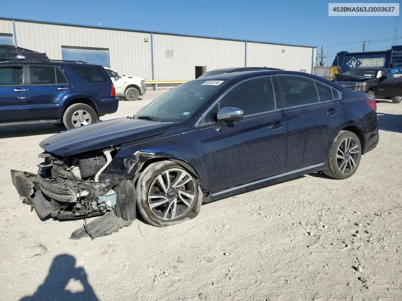 2018 Subaru Legacy Sport VIN: 4S3BNAS63J3003637 Lot: 69153134