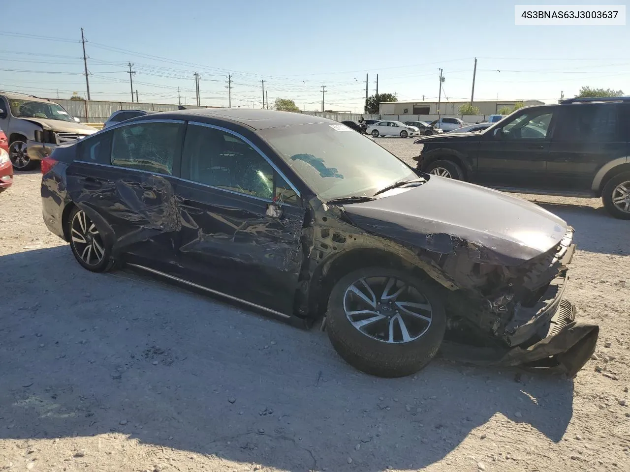 4S3BNAS63J3003637 2018 Subaru Legacy Sport