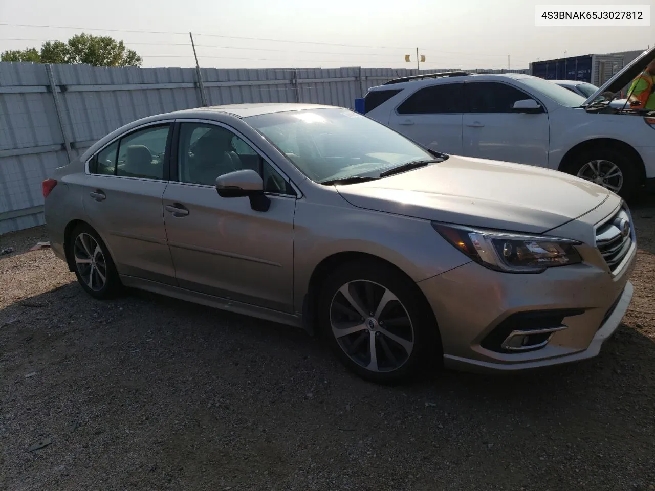 4S3BNAK65J3027812 2018 Subaru Legacy 2.5I Limited