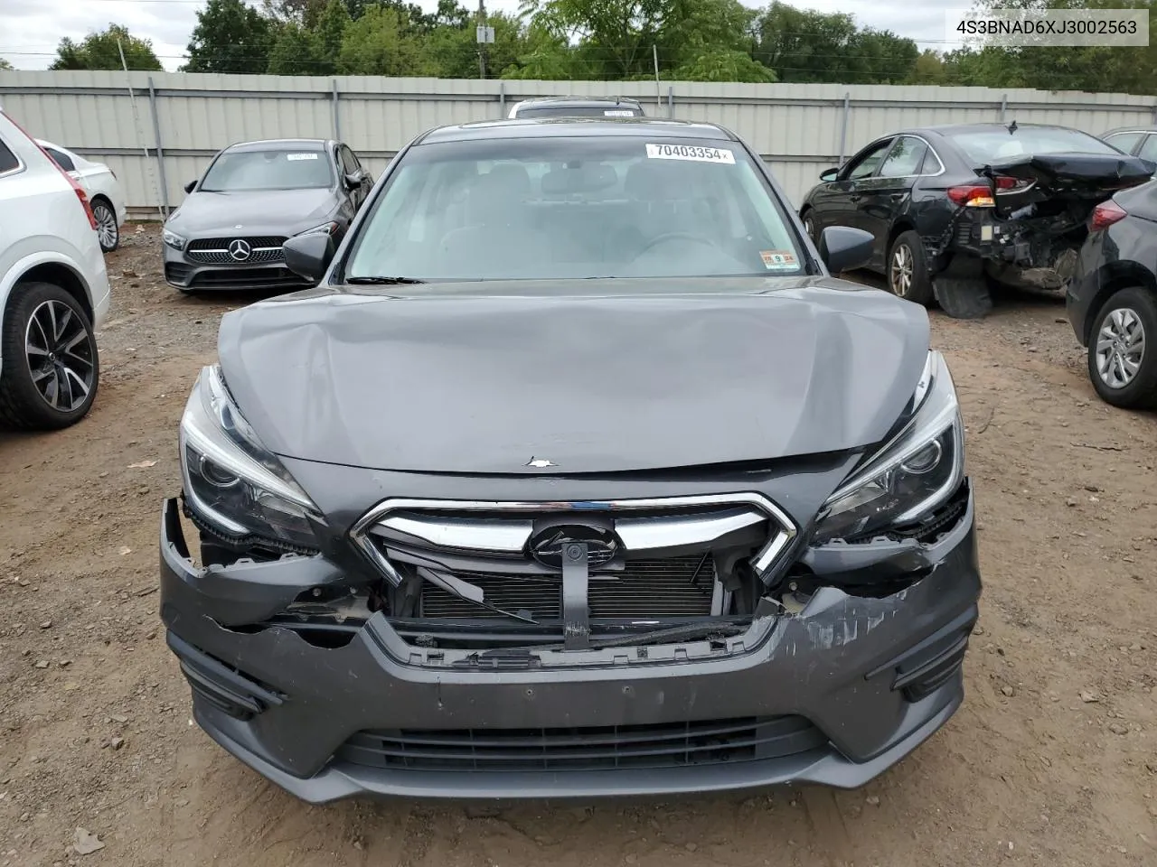 2018 Subaru Legacy 2.5I Premium VIN: 4S3BNAD6XJ3002563 Lot: 70403354