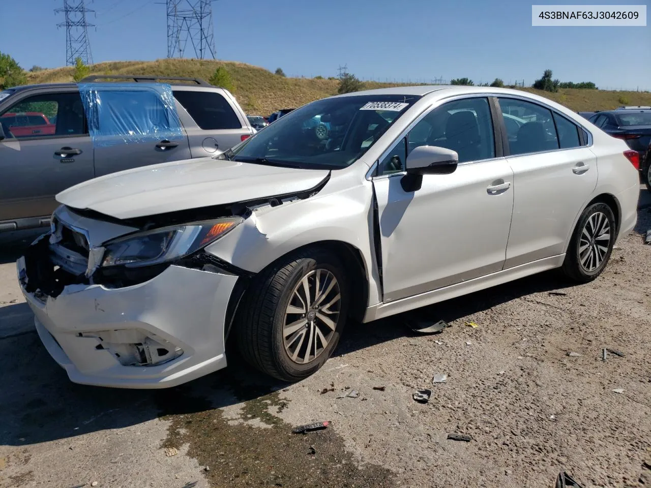 2018 Subaru Legacy 2.5I Premium VIN: 4S3BNAF63J3042609 Lot: 70538374