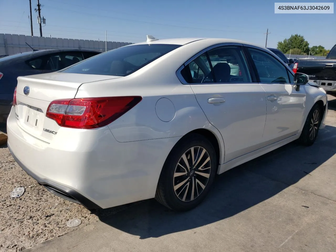 2018 Subaru Legacy 2.5I Premium VIN: 4S3BNAF63J3042609 Lot: 70538374