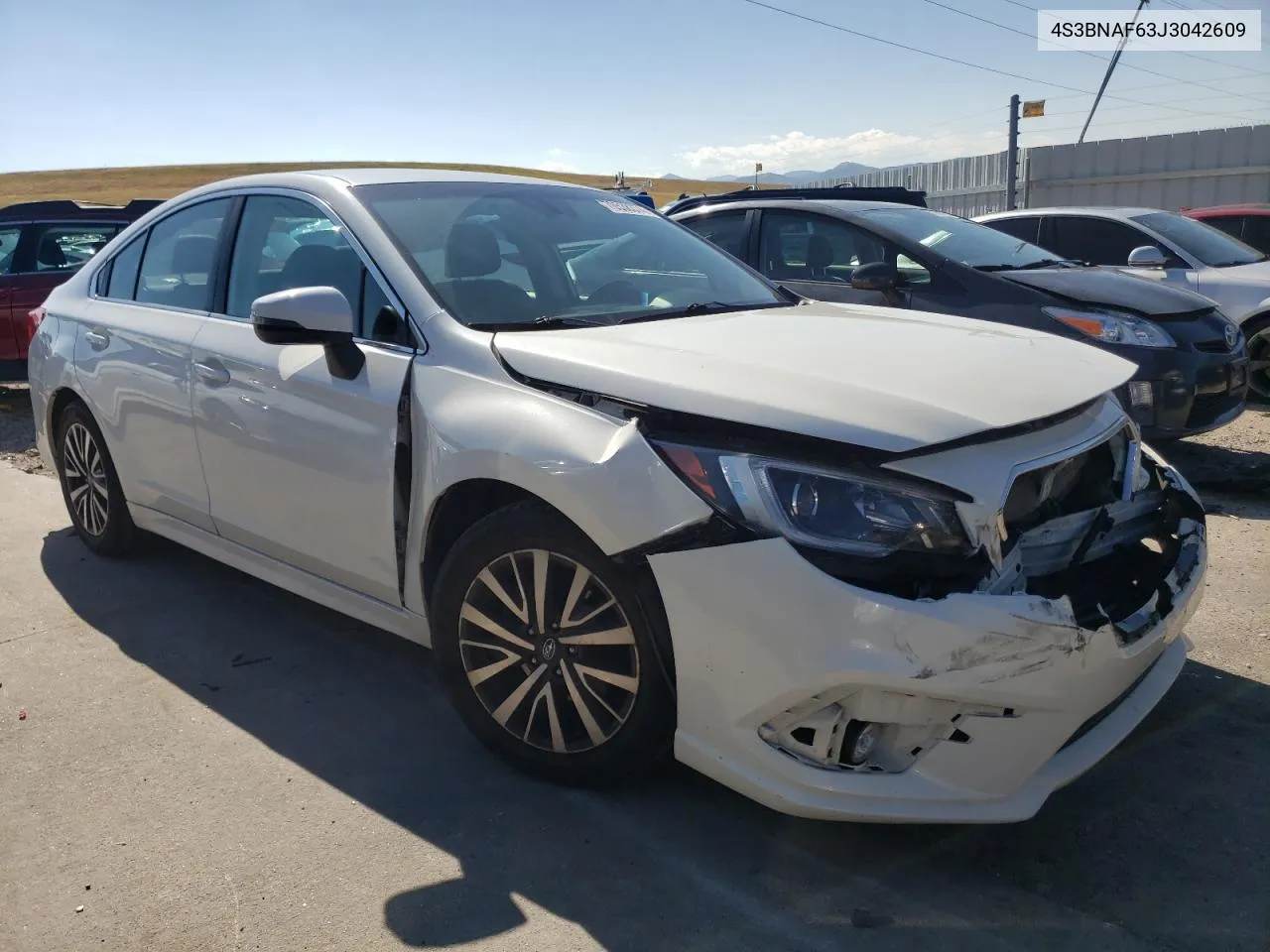 2018 Subaru Legacy 2.5I Premium VIN: 4S3BNAF63J3042609 Lot: 70538374