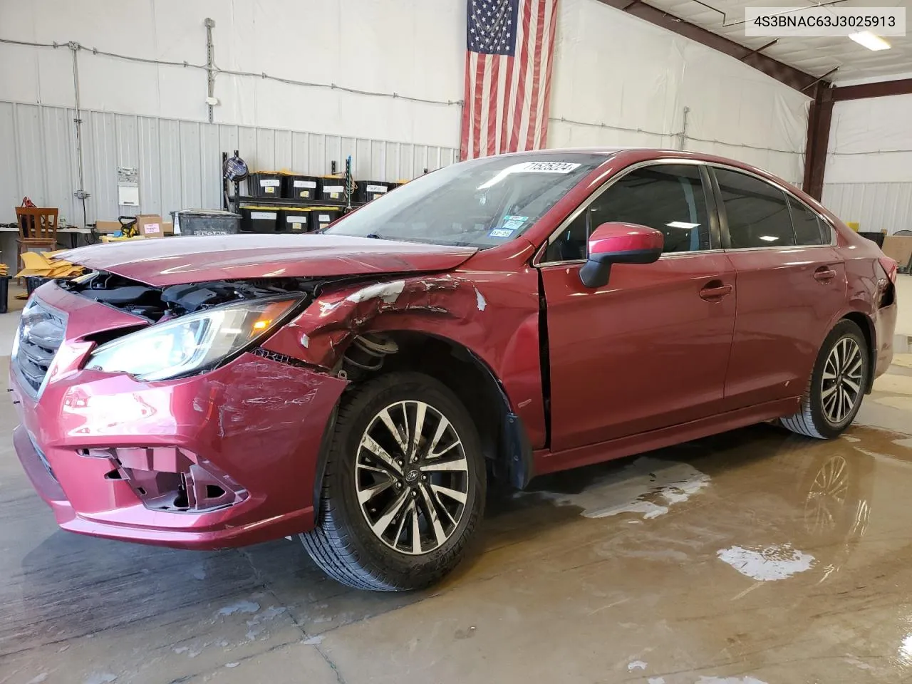 2018 Subaru Legacy 2.5I Premium VIN: 4S3BNAC63J3025913 Lot: 71525224