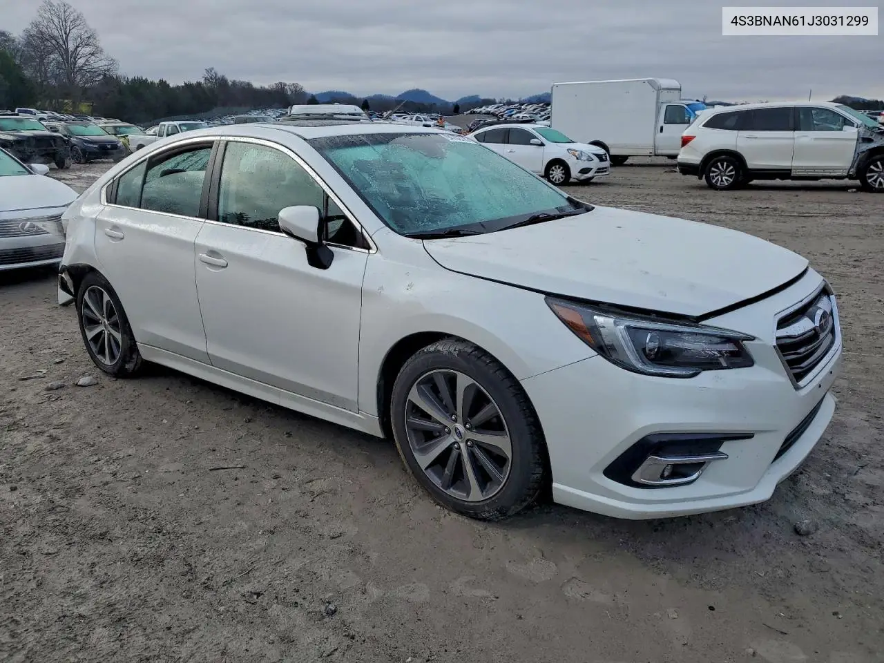 4S3BNAN61J3031299 2018 Subaru Legacy 2.5I Limited