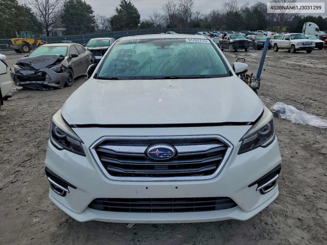 4S3BNAN61J3031299 2018 Subaru Legacy 2.5I Limited