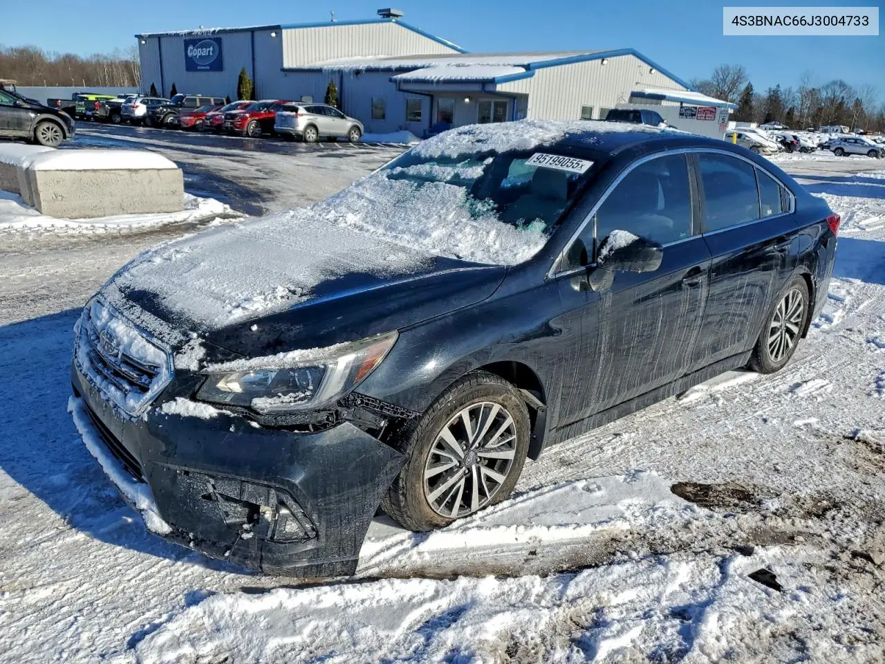 4S3BNAC66J3004733 2018 Subaru Legacy 2.5I Premium