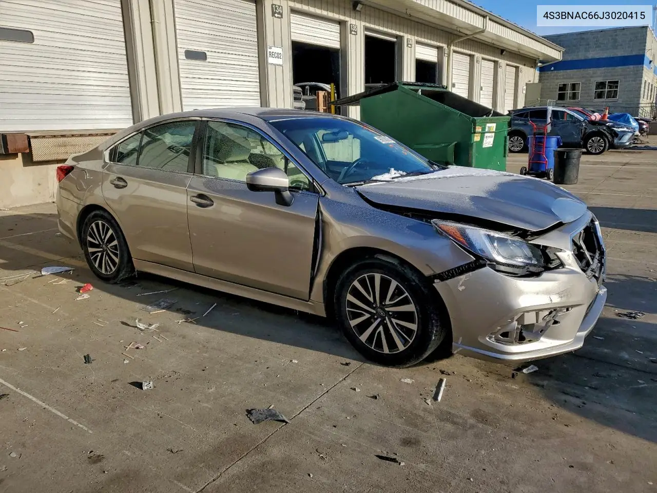 4S3BNAC66J3020415 2018 Subaru Legacy 2.5I Premium