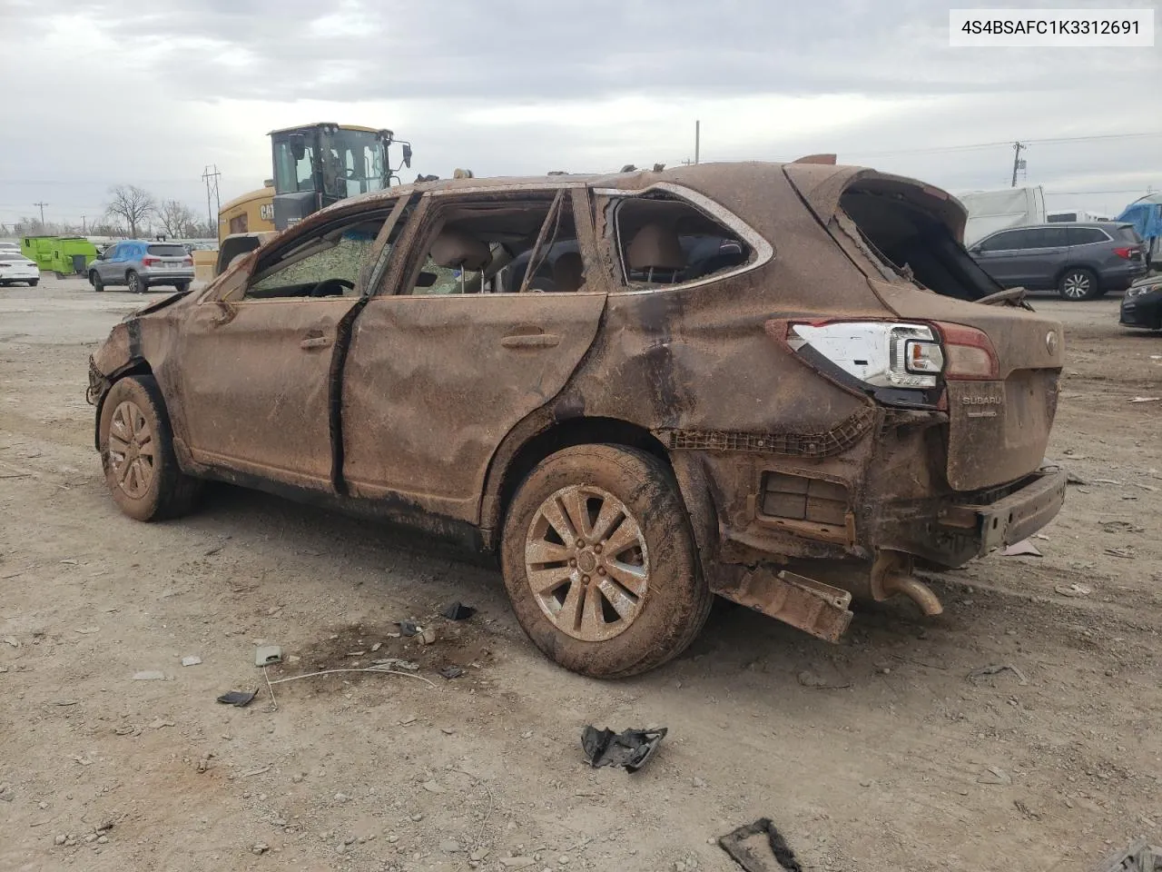 2019 Subaru Outback 2.5I Premium VIN: 4S4BSAFC1K3312691 Lot: 43233953