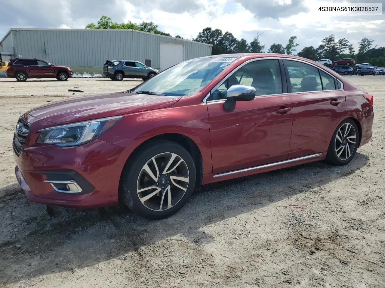 2019 Subaru Legacy Sport VIN: 4S3BNAS61K3028537 Lot: 54085854