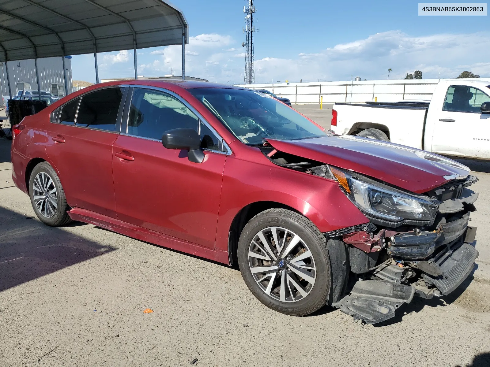 2019 Subaru Legacy 2.5I VIN: 4S3BNAB65K3002863 Lot: 54594284