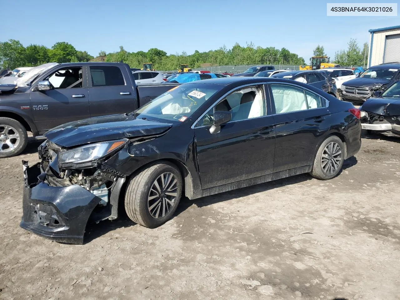 2019 Subaru Legacy 2.5I Premium VIN: 4S3BNAF64K3021026 Lot: 55606764