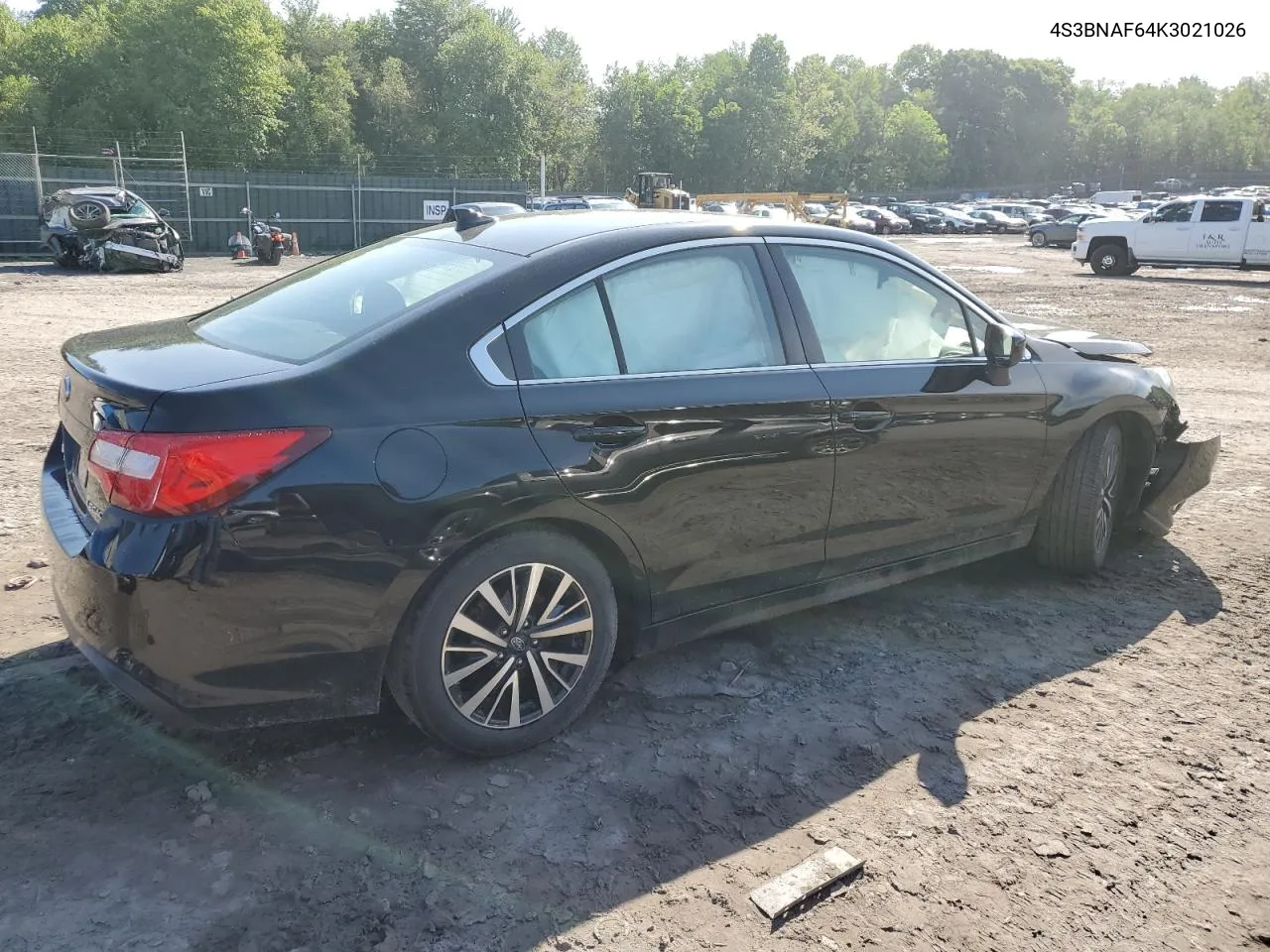 2019 Subaru Legacy 2.5I Premium VIN: 4S3BNAF64K3021026 Lot: 55606764