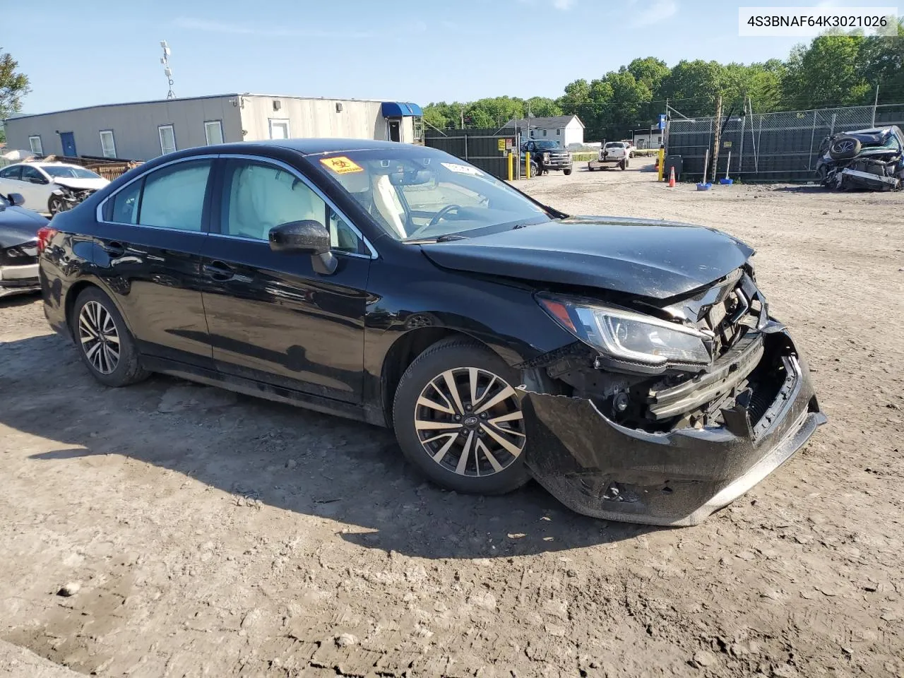 2019 Subaru Legacy 2.5I Premium VIN: 4S3BNAF64K3021026 Lot: 55606764