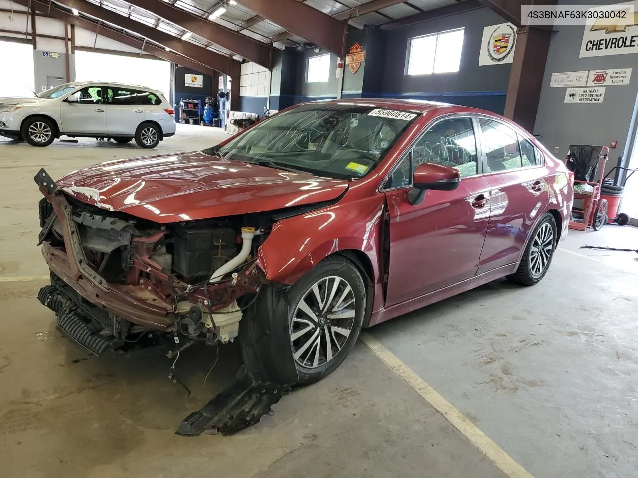 2019 Subaru Legacy 2.5I Premium VIN: 4S3BNAF63K3030042 Lot: 55960514