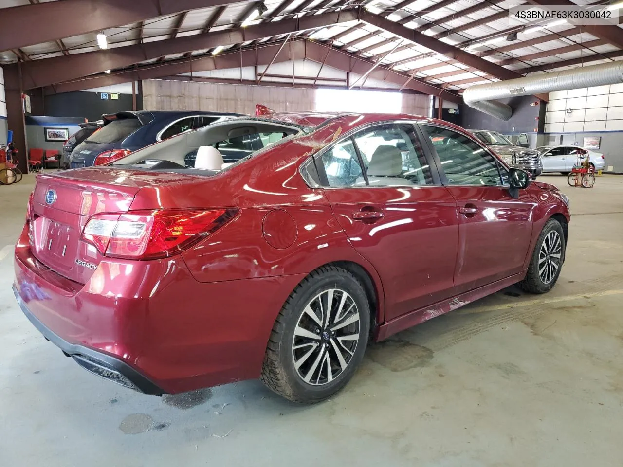 2019 Subaru Legacy 2.5I Premium VIN: 4S3BNAF63K3030042 Lot: 55960514