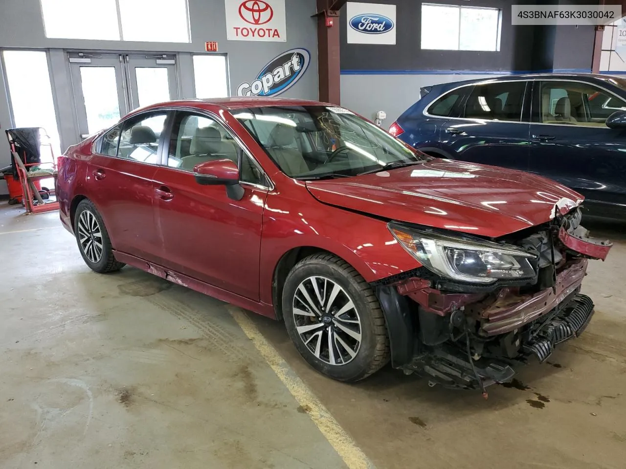 2019 Subaru Legacy 2.5I Premium VIN: 4S3BNAF63K3030042 Lot: 55960514