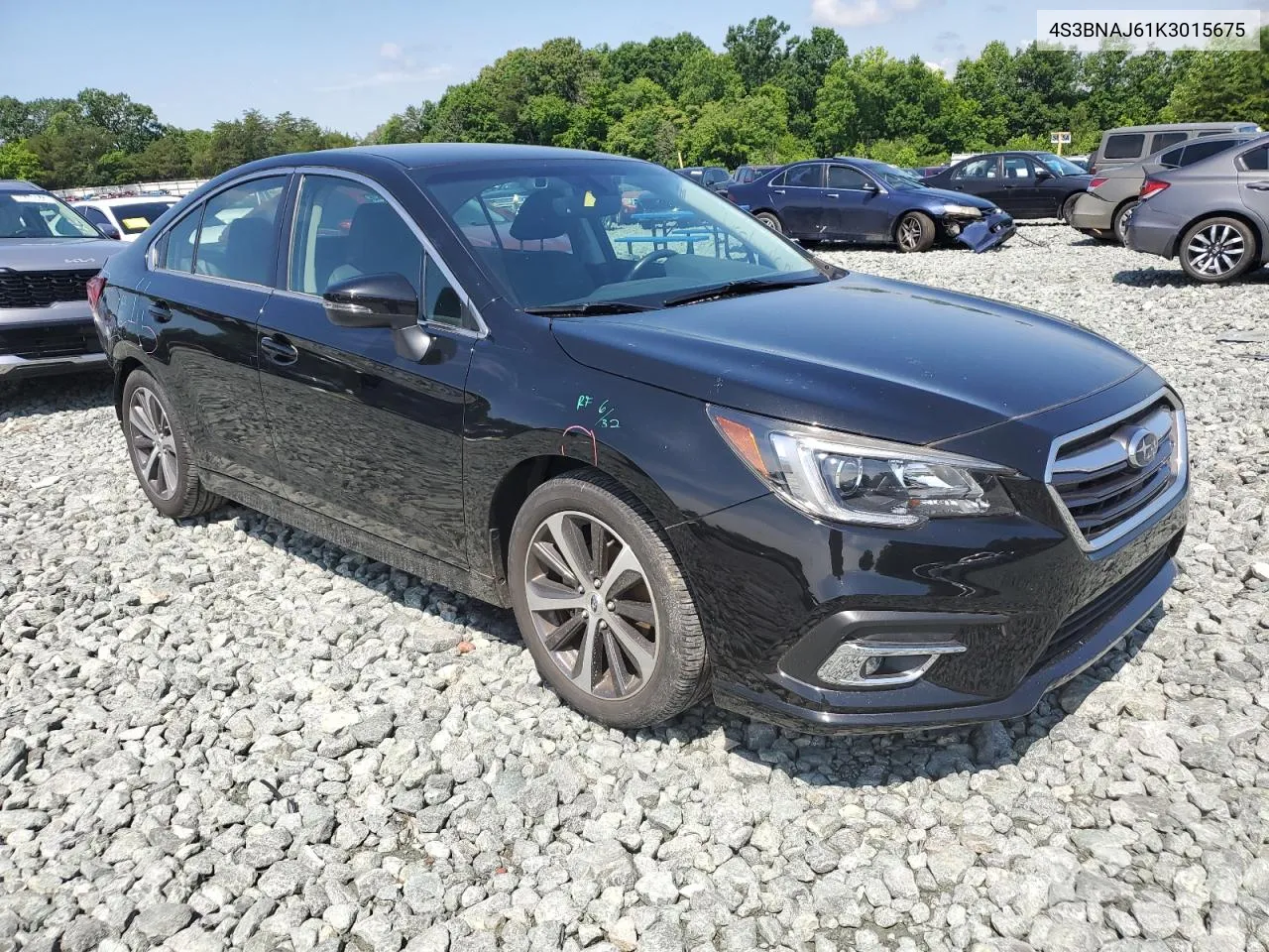 2019 Subaru Legacy 2.5I Limited VIN: 4S3BNAJ61K3015675 Lot: 56444494