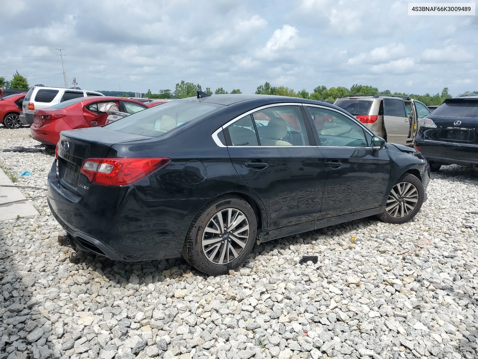 2019 Subaru Legacy 2.5I Premium VIN: 4S3BNAF66K3009489 Lot: 64643254