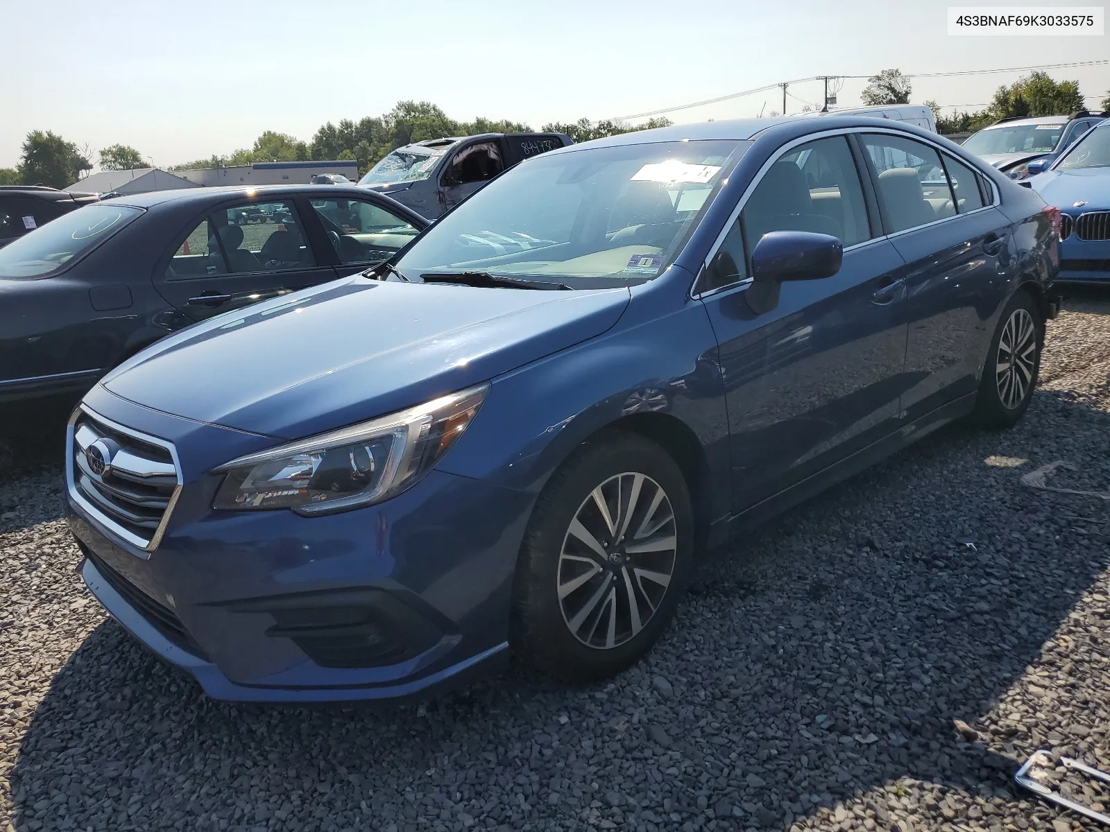 2019 Subaru Legacy 2.5I Premium VIN: 4S3BNAF69K3033575 Lot: 65196314