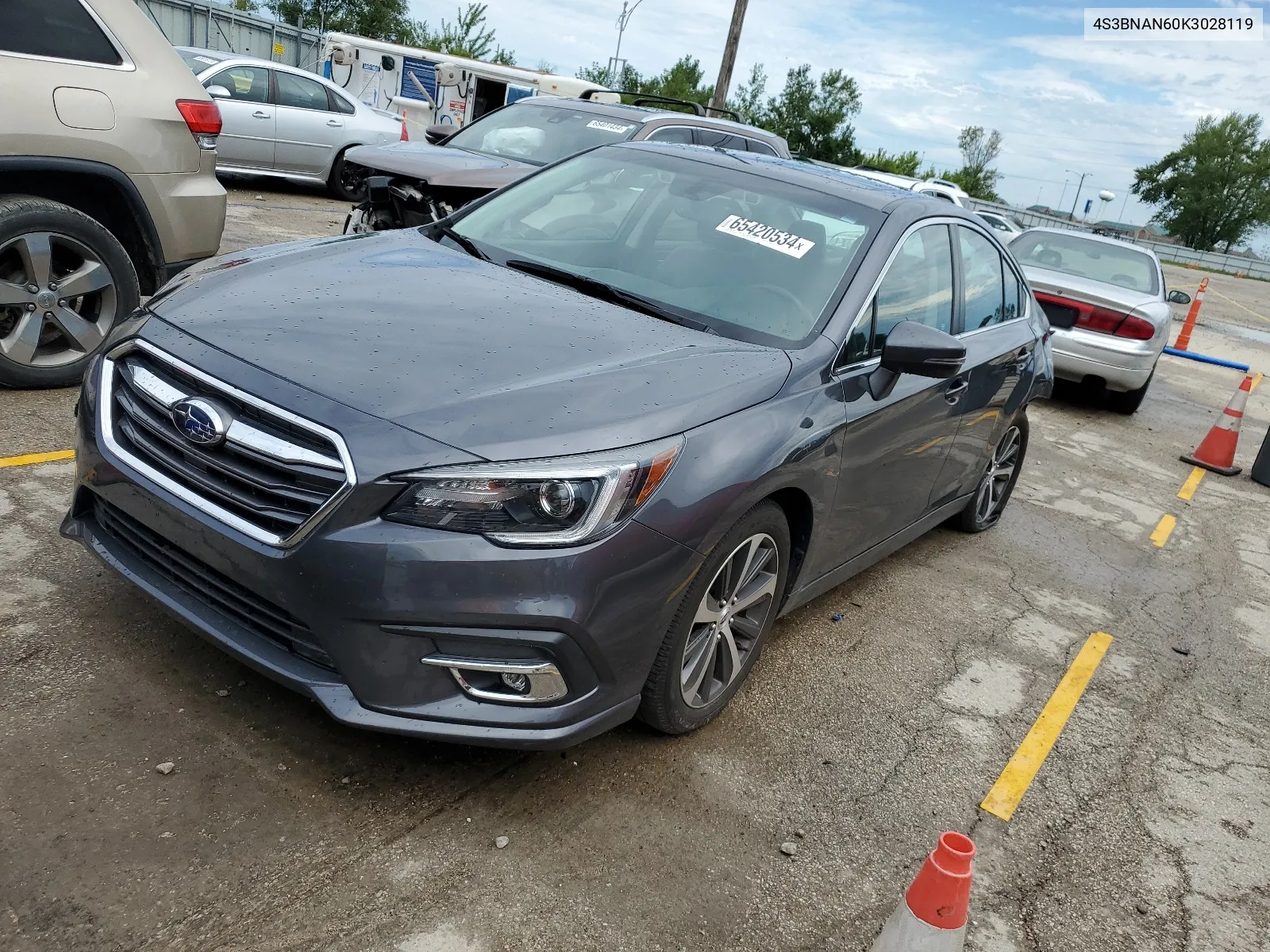 2019 Subaru Legacy 2.5I Limited VIN: 4S3BNAN60K3028119 Lot: 65420534