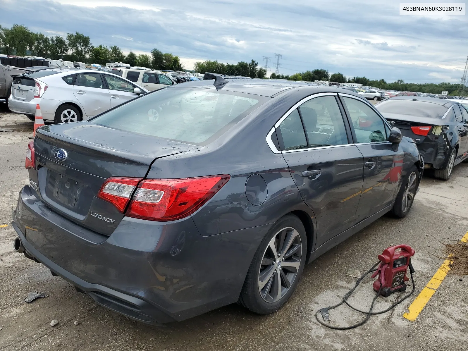 2019 Subaru Legacy 2.5I Limited VIN: 4S3BNAN60K3028119 Lot: 65420534