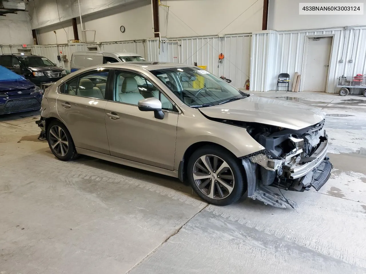 2019 Subaru Legacy 2.5I Limited VIN: 4S3BNAN60K3003124 Lot: 65437624