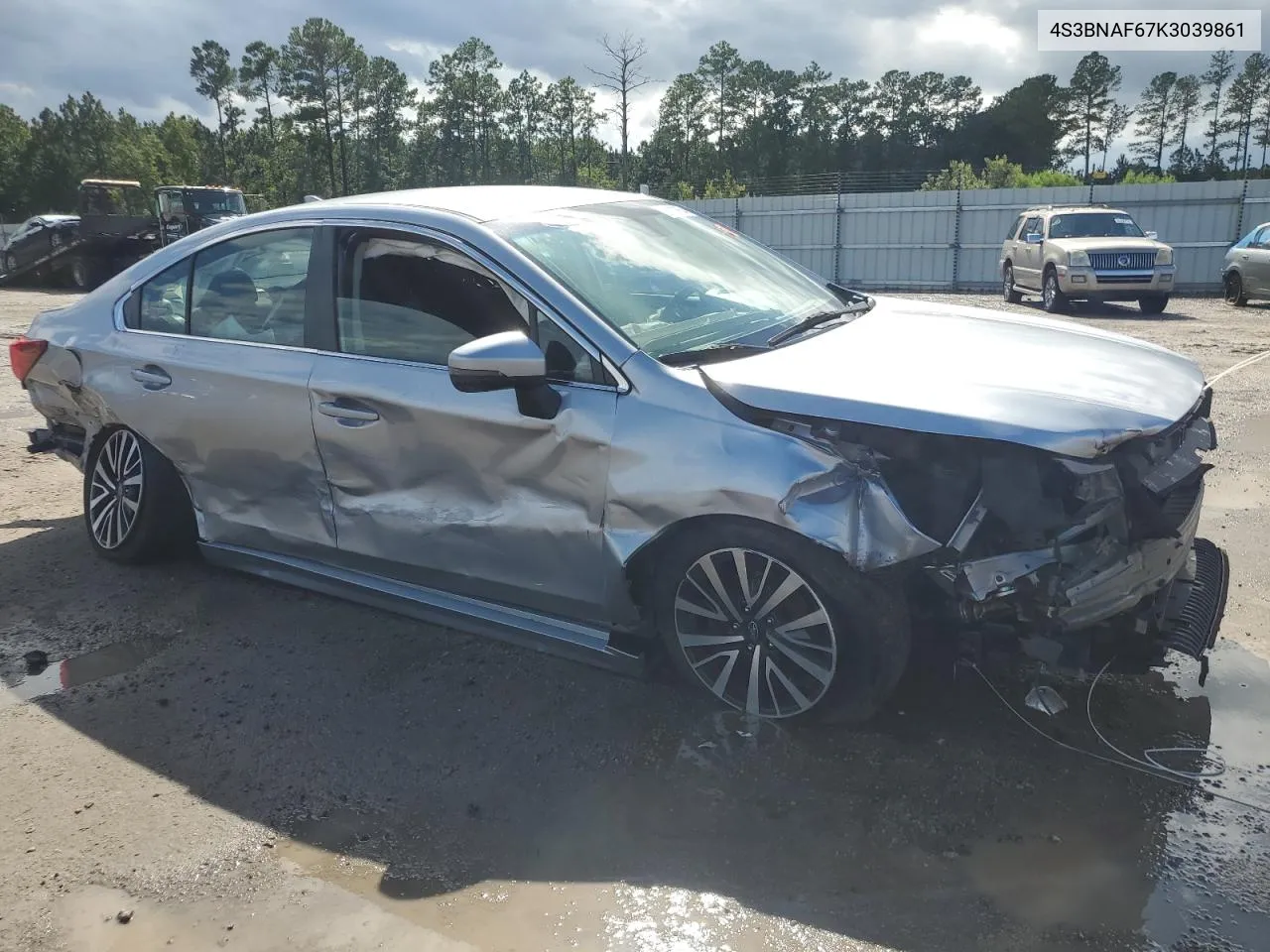 2019 Subaru Legacy 2.5I Premium VIN: 4S3BNAF67K3039861 Lot: 66007654