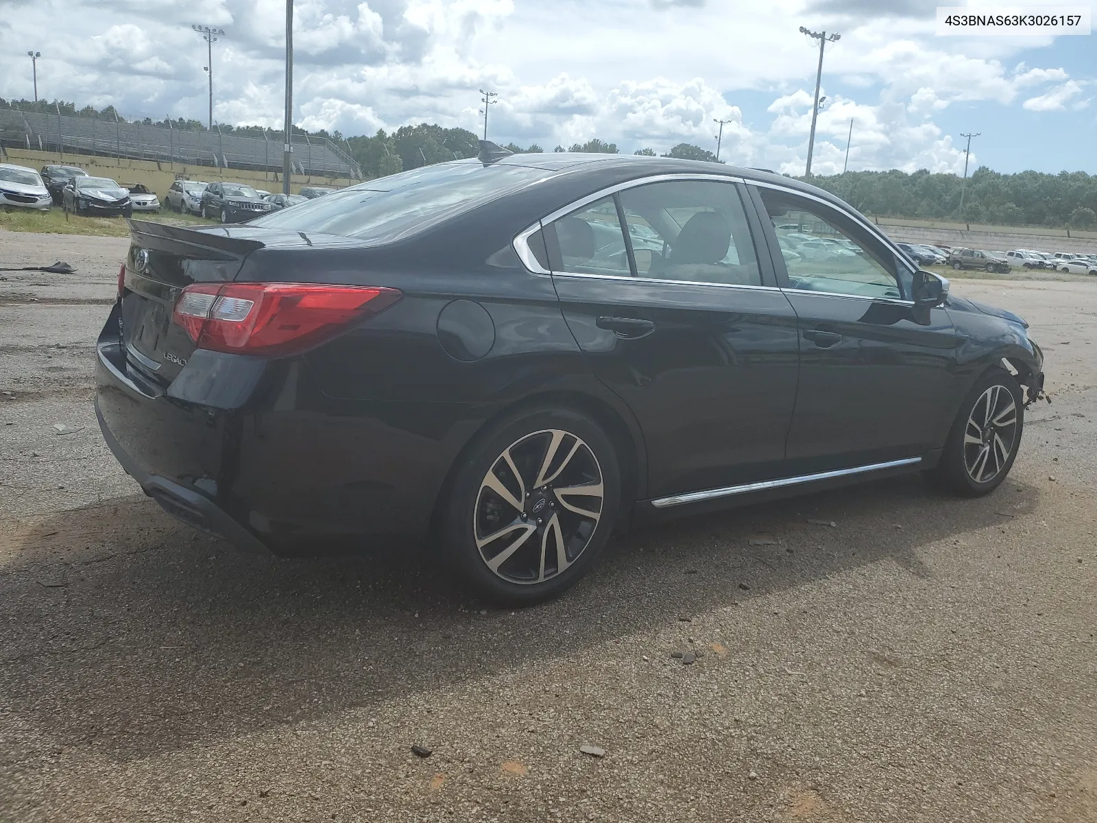 2019 Subaru Legacy Sport VIN: 4S3BNAS63K3026157 Lot: 66039834