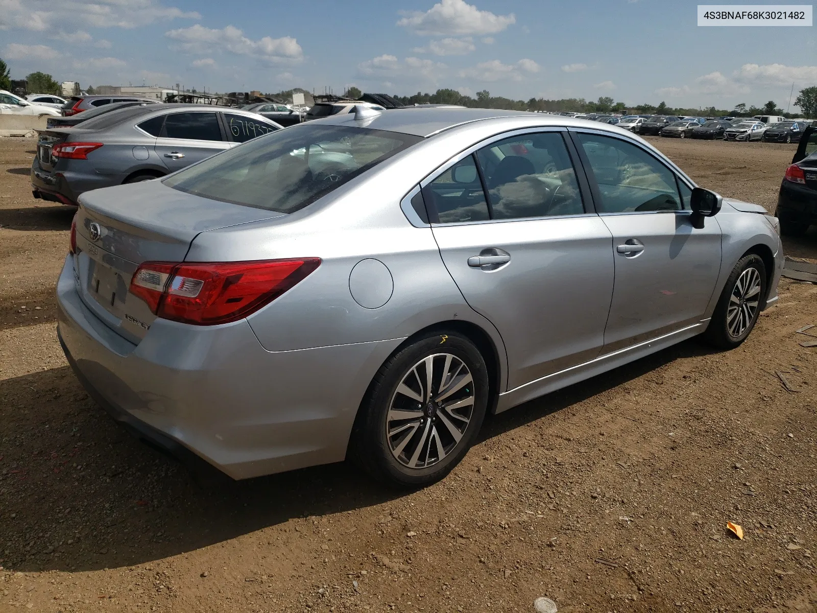 2019 Subaru Legacy 2.5I Premium VIN: 4S3BNAF68K3021482 Lot: 66938374